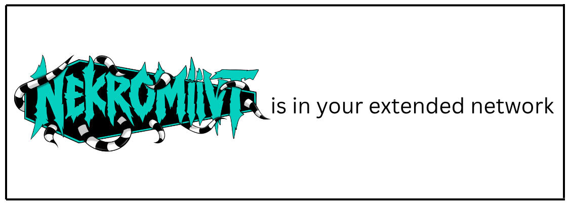 𖤐 𝔫 𝔢 𝔨 𝔯 𝔬 𝔪 𝔦 𝔦 𝔳 𝔱 𖤐 is in your extended network