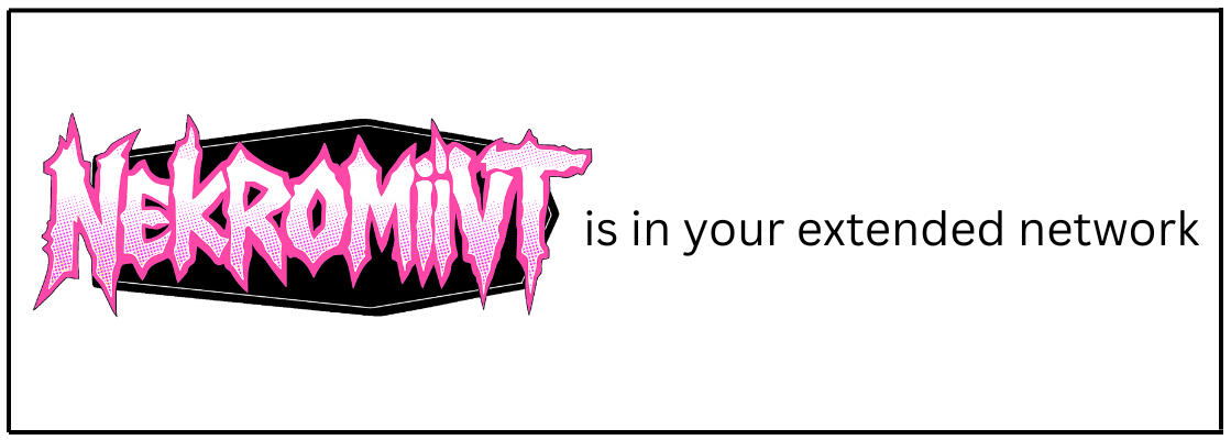 𖤐 𝔫 𝔢 𝔨 𝔯 𝔬 𝔪 𝔦 𝔦 𝔳 𝔱 𖤐 is in your extended network